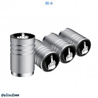 Комплект алуминиеви капачки за вентили, снимка 8 - Аксесоари и консумативи - 40213004