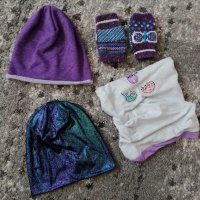 Зимен сет- шапки, шалове и ръкавици , снимка 3 - Шапки, шалове и ръкавици - 30939896