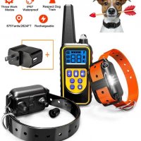 Електронен нашийник за куче,Електрическа каишка за дресура на куче .Телетакт 800м обхват, снимка 10 - За кучета - 33597603
