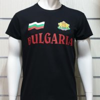 Нова мъжка тениска с трансферен печат България, знаме и герб, снимка 11 - Тениски - 29889449