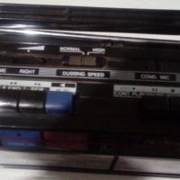 Двукасетачен касетофон с радио, снимка 1 - Радиокасетофони, транзистори - 29364602