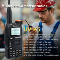 UV-K5 Quansheng VHF UHF 136-174MHz 400-470MHz, снимка 1 - Друга електроника - 40687737