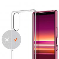 Sony Xperia 5 II - Силиконов Прозрачен Кейс Гръб 0.5MM, снимка 5 - Калъфи, кейсове - 31820776