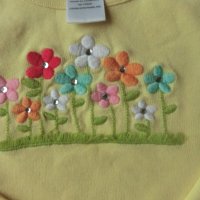 жълта блузка с цветя, снимка 3 - Детски тениски и потници - 37542051