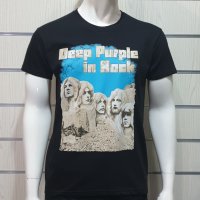 Нова мъжка тениска с трансферен печат на музикалната група Deep Purple - Deep Purple in Rock, снимка 3 - Тениски - 27823797