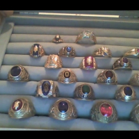 Колекция от американски златни пръстени , снимка 1 - Пръстени - 44773901