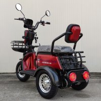 Електрическа триколка модел М11в червен цвят , снимка 5 - Мотоциклети и мототехника - 42384302