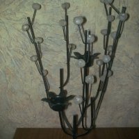 Свещници  от  метал, снимка 7 - Антикварни и старинни предмети - 38721164