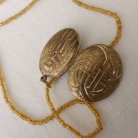 Пандетив, медальон мътерял дубле със позлата, снимка 12 - Антикварни и старинни предмети - 42915350