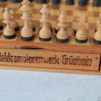 Неизползван дървен туристически шах от '' ГДР '' с магнити, снимка 3 - Колекции - 40196771