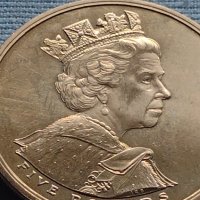Монета 5 паунда 2002г. Великобритания Златният юбилей на Кралицата 40434, снимка 6 - Нумизматика и бонистика - 42711350