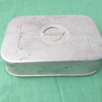 Стара алуминиева кутия за храна/сандвичи, снимка 1 - Кутии за храна - 29913204
