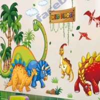 Стикери за детска стая - Светещ,Динозаври, Мечета, снимка 3 - Детски нощни лампи - 40009259