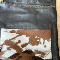 Уникална нова бутикова чанта от естествена кожа Litla flugan ! , снимка 2 - Чанти - 44686890