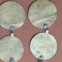 Старинни накити за глава-трепки и монети., снимка 5 - Колекции - 44699393