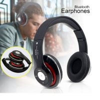 Безжични Bluetooth слушалки STN-16, Bluetooth, FM, MP3, микрофон, Micro SD / 4058, снимка 3 - Bluetooth слушалки - 35409238