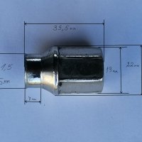 конусни гайки за джанти 12х1,5-№15, снимка 8 - Аксесоари и консумативи - 37491201