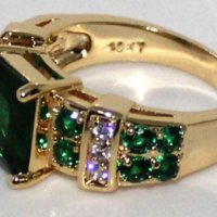 Дамски пръстен злато с изумруди 💥, снимка 5 - Пръстени - 33735552