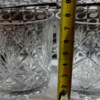 кристални чаши за уиски аперитивритив, снимка 3 - Чаши - 24686566