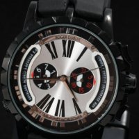 Мъжки луксозен часовник Roger Dubuis Excalibur  3 Time Zones Worldtimer, снимка 2 - Мъжки - 36762452