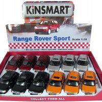 Метална количка Kinsmart Range Rover Sport, в кутия Код: 520342, снимка 2 - Коли, камиони, мотори, писти - 29831666