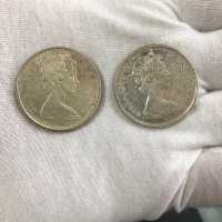 Сребърни монети Canada 50 cents, 1965-1966, снимка 3 - Нумизматика и бонистика - 40504695