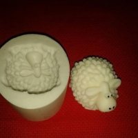 3D голяма вълниста Овца силиконов молд форма калъп за шоколад фондан гипс сапун свещ, снимка 4 - Форми - 24568595