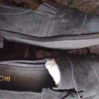 Естествен велур черни 38 размер, снимка 7 - Дамски ежедневни обувки - 35257717