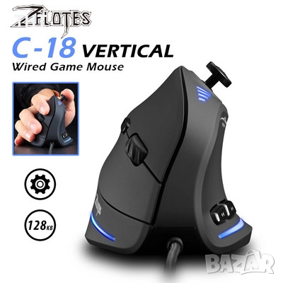 Геймърска ARGB мишка Zelotes C-18, снимка 1