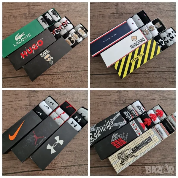 Страхотни мъжки и дамски чорапи в кутия 6бр , снимка 1