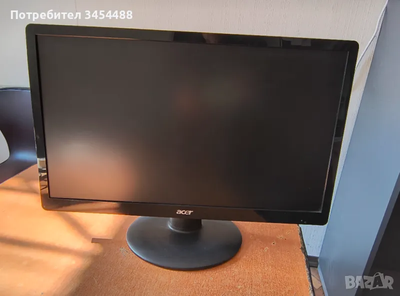 Монитор Acer S220HQL, 21.5", 1920x1080 Full HD, VGA, снимка 1