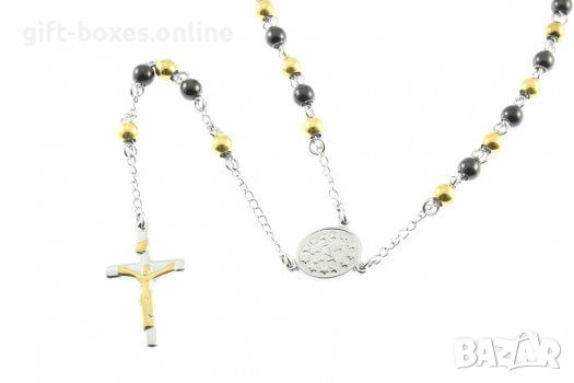 Колие броеница с кръст, снимка 1