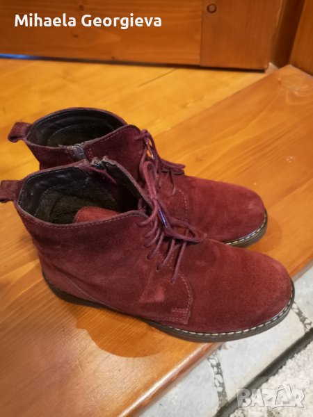 Кларкове от естествен велур, снимка 1