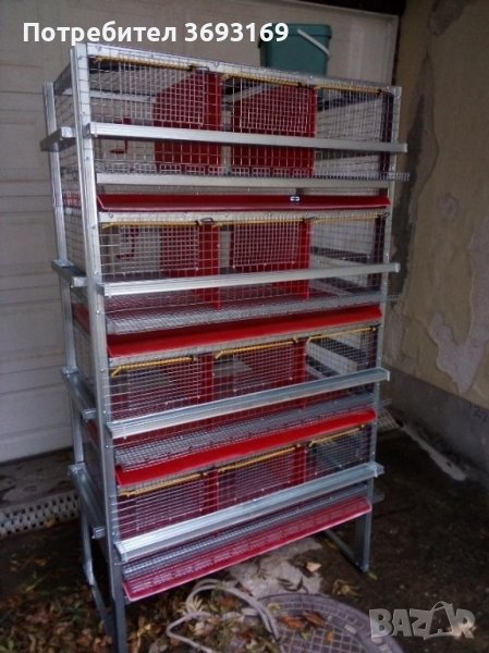 Клетки за пъдпъдъци с прегради на всеки етаж, снимка 1