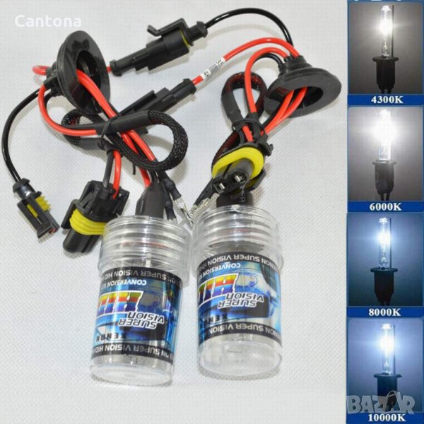КРУШКА ФАР КСЕНОНОВА H1 /XENON H1-35W 6000K, снимка 1