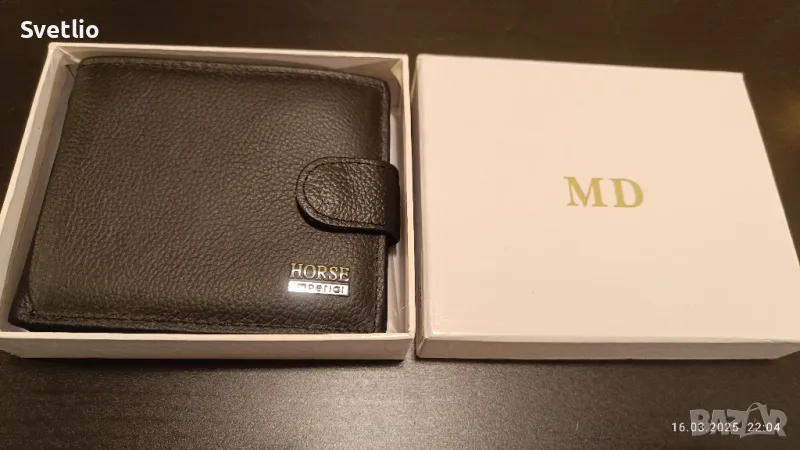 Продавам кожен портфейл, чисто нов., снимка 1