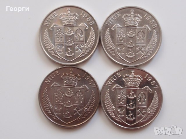лот юбилейни монети Ниуе; coins Niue, снимка 1