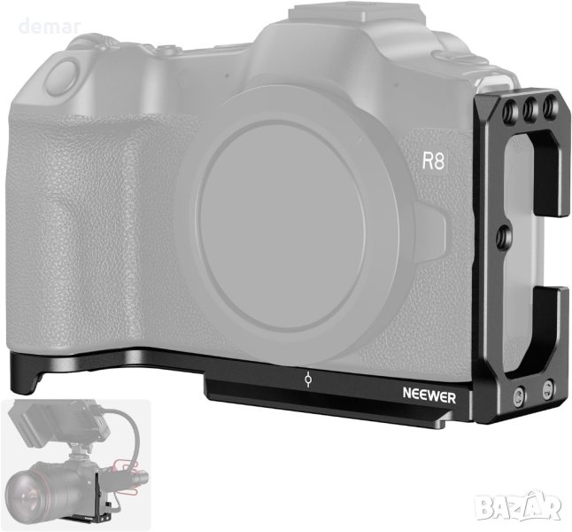 NEEWER R8 L плоча, съвместима с Canon EOS R8 камера, снимка 1