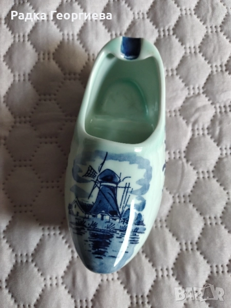 Пепелник. Делфтски порцелан., снимка 1