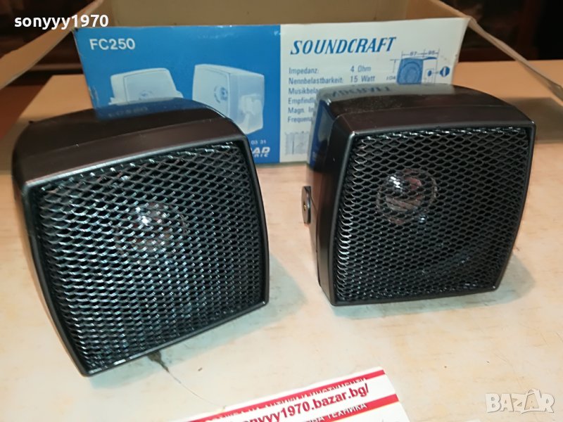 CONRAD-SOUNDCRAFT-ТОНКОЛОНИ 2БР ВНОС ГЕРМАНИЯ 2807221158, снимка 1