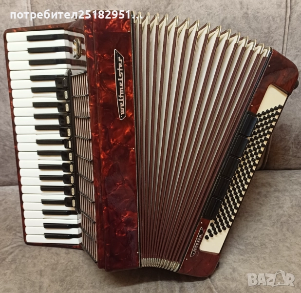 Акордеон 120баса WELTMEISTER Stela , снимка 1