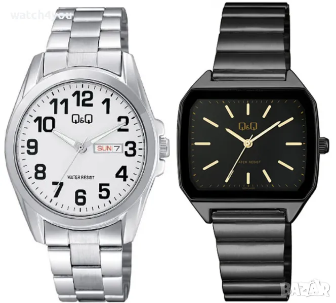 НОВ МЪЖКИ ЧАСОВНИК Q&Q A05A-002PY С ДЕН ДАТА ЯПОНСКИ МЕХАНИЗЪМ.МЪЖКИ ЧАСОВНИЦИ QQ QZ44J402Y, снимка 1