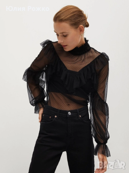 Мрежеста блуза от MNG, снимка 1