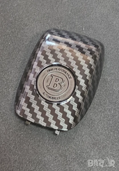 Карбонов заден капак за ключ Brabus – Mercedes-Benz (2016–2021) – Стилен тунинг аксесоар, снимка 1