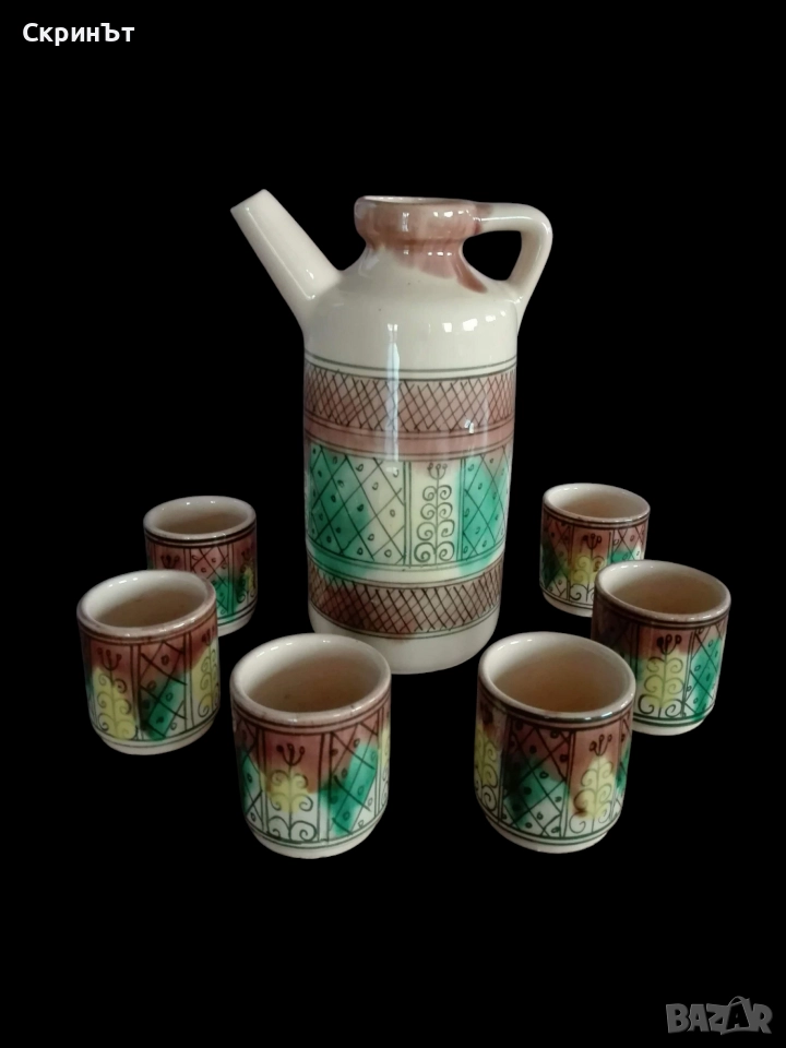 Ретро сервиз керамика, снимка 1