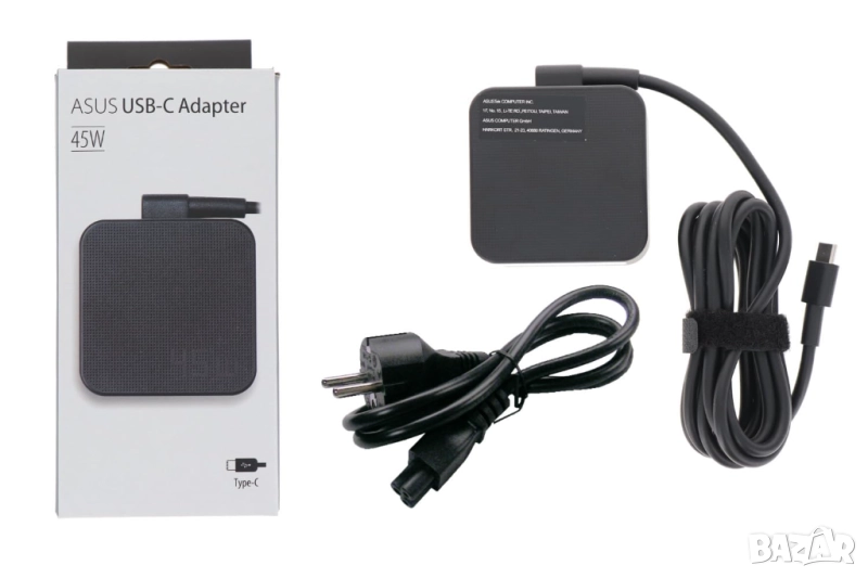 Нов Asus 45W USB-C захранващ адаптер за лаптоп, снимка 1