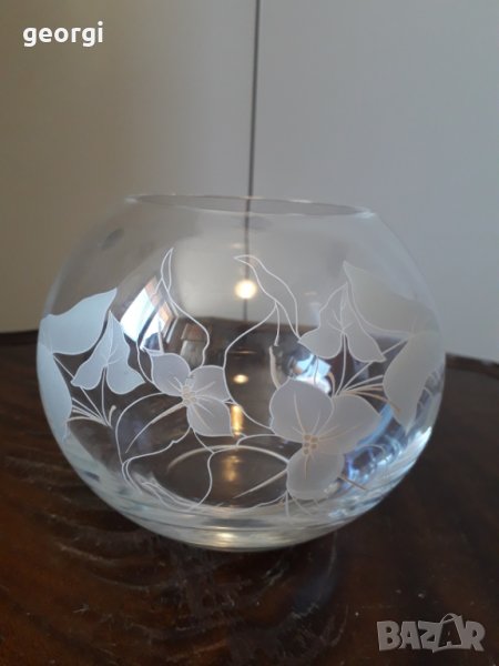 Немска кристална купа бонбониера , снимка 1