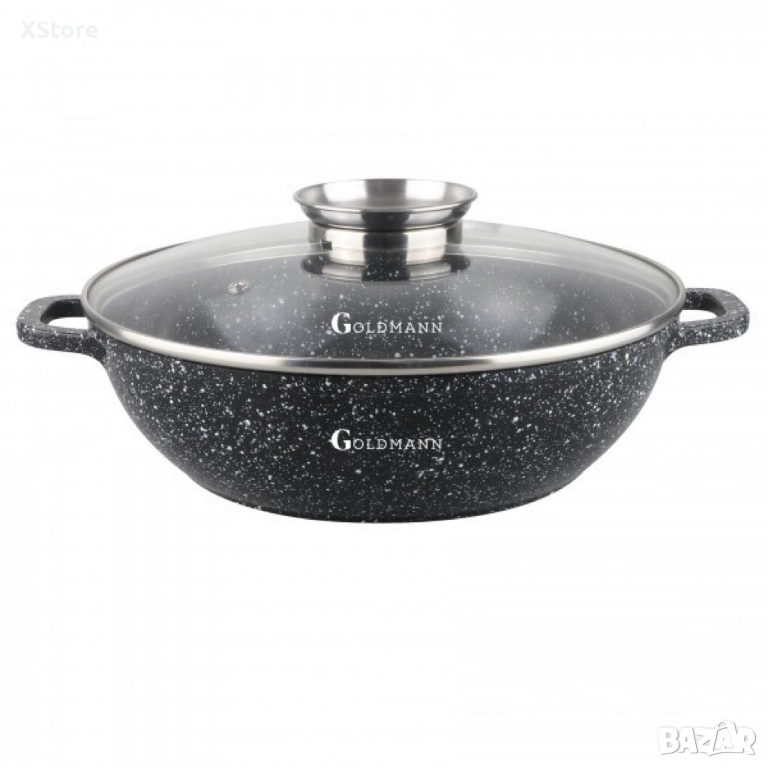 Тенджера Goldmann 24/28/32/36 см., плитка, Лят алуминий, Керам. покр., Индукция, снимка 1