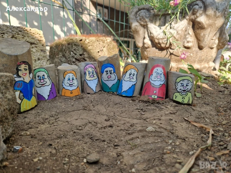 ръчно рисувани камъни, снимка 1