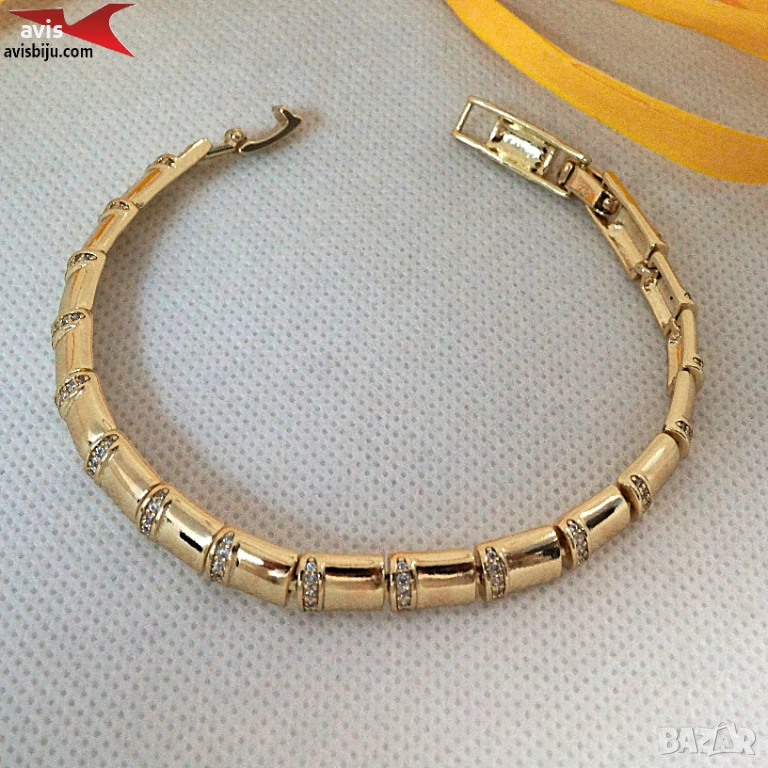 Гривна с 14К златно покритие 234826, снимка 1